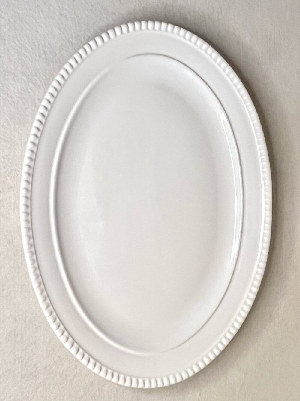 Ceriart Oval Serving Platter * Made In Portugal * 15.75"x11.25" * Excellent Cond